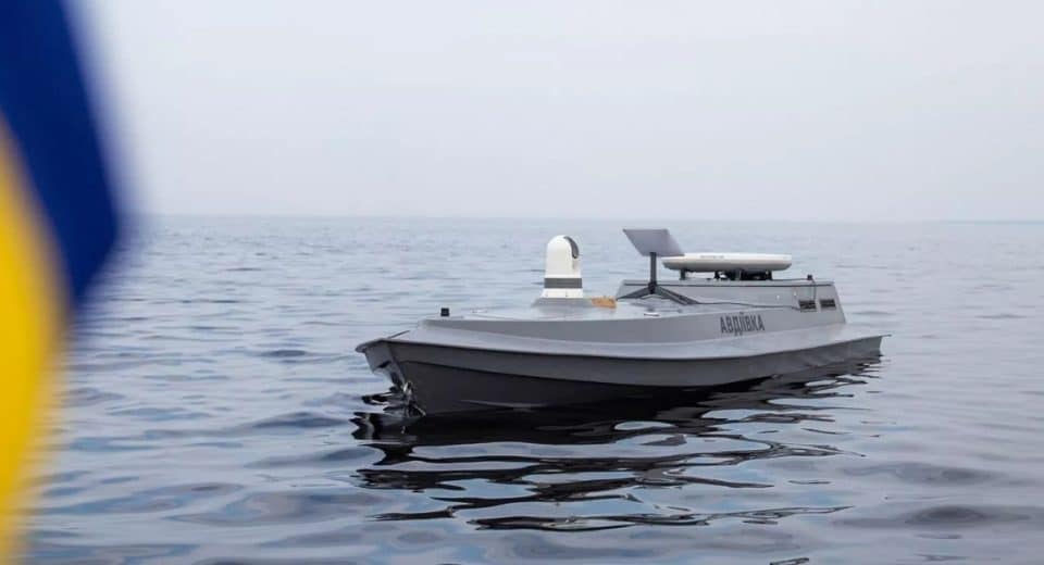 Picture of Ukrainian naval drone