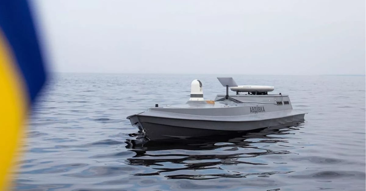 Picture of Ukrainian naval drone