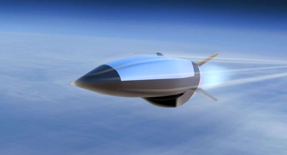 AI image of hypersonic missile - Raytheon Missiles and Defense