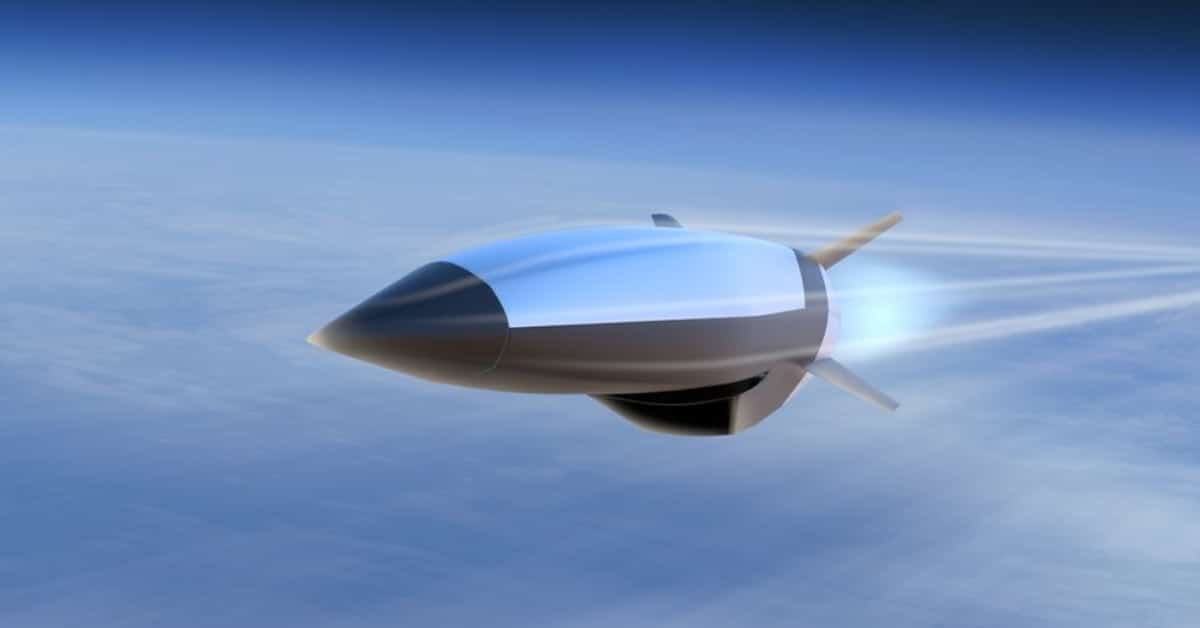 AI image of hypersonic missile - Raytheon Missiles and Defense