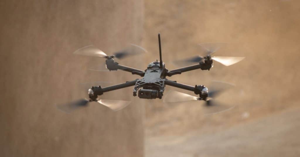 Skydio X2D in flight