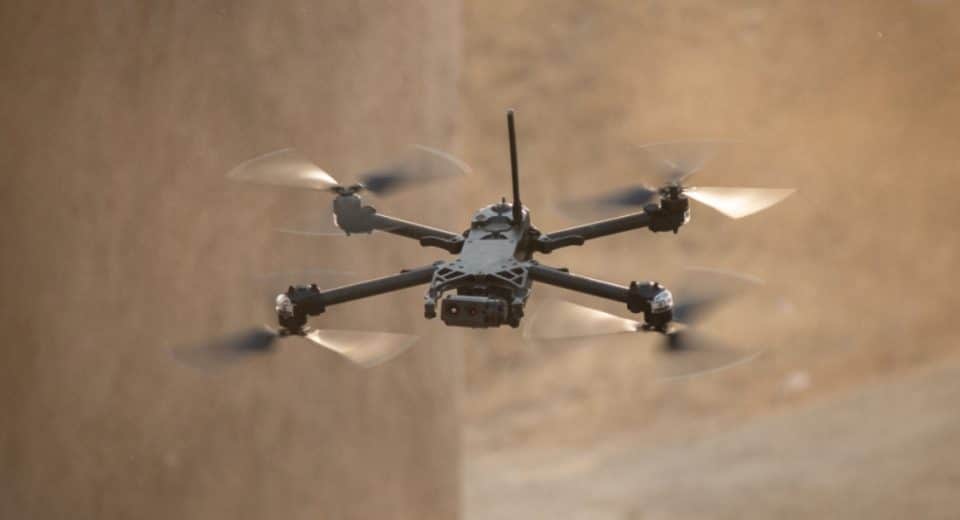 Skydio X2D in flight