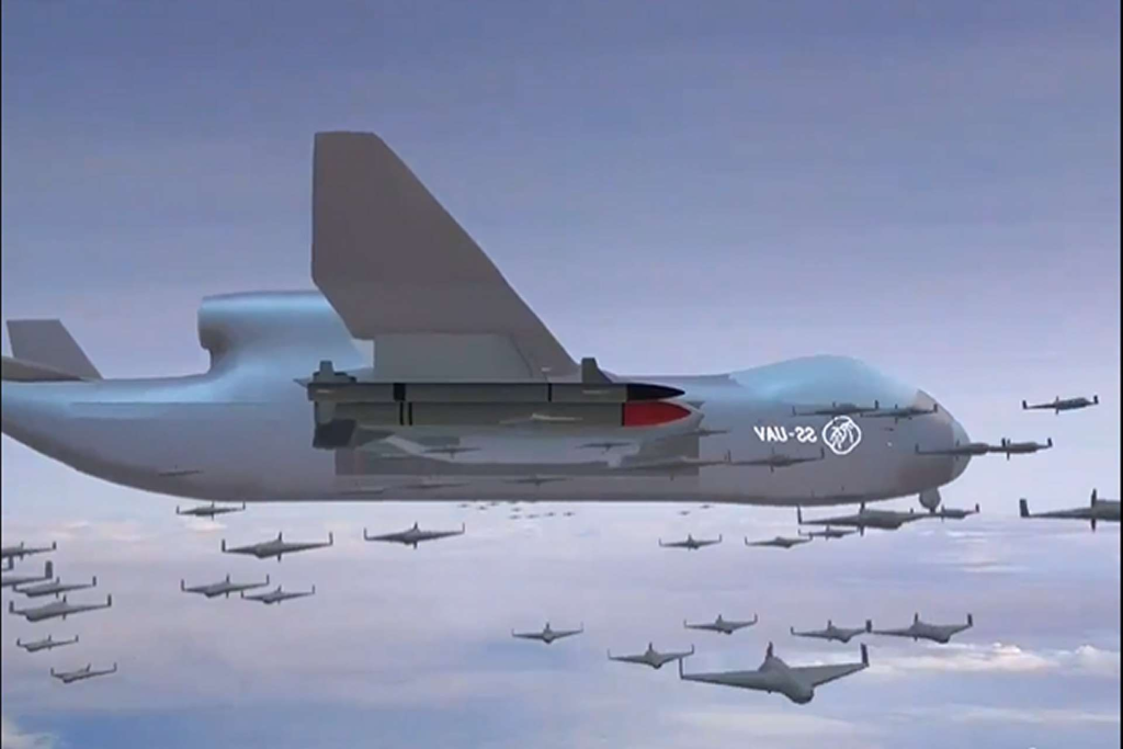 High-altitude drone launchers like China’s Jiu Tian genereted by AI