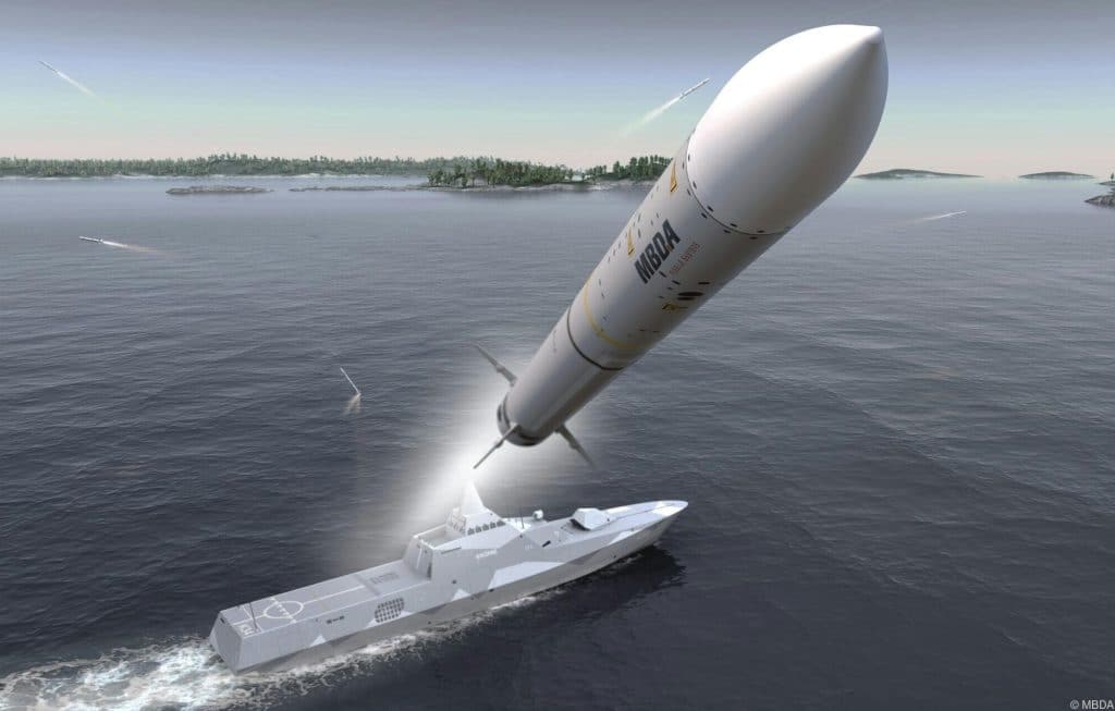 The Visby class will field the Sea Ceptor (MBDA) from 2026, strengthening local AAW while the Luleå class comes online.