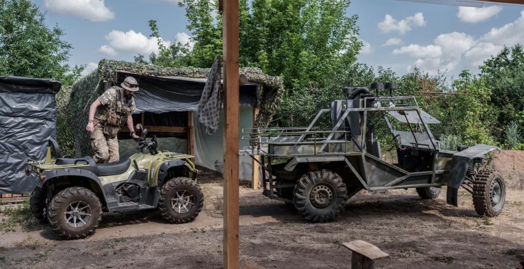 Ukrainian quad bike