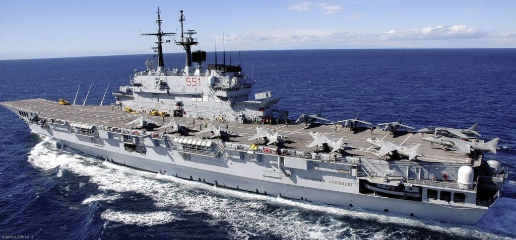 C 551 ITS Giuseppe Garibaldi
Type, class: ASW Aircraft Carrier; Garibaldi class; unique unit
Builder: Fincantieri SpA, Monfalcone (Trieste), Italy