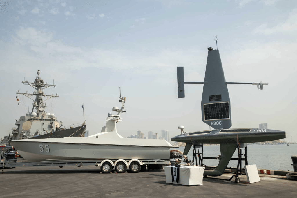 A Saildrone Explorer USV of U.S. Navy - Naval News