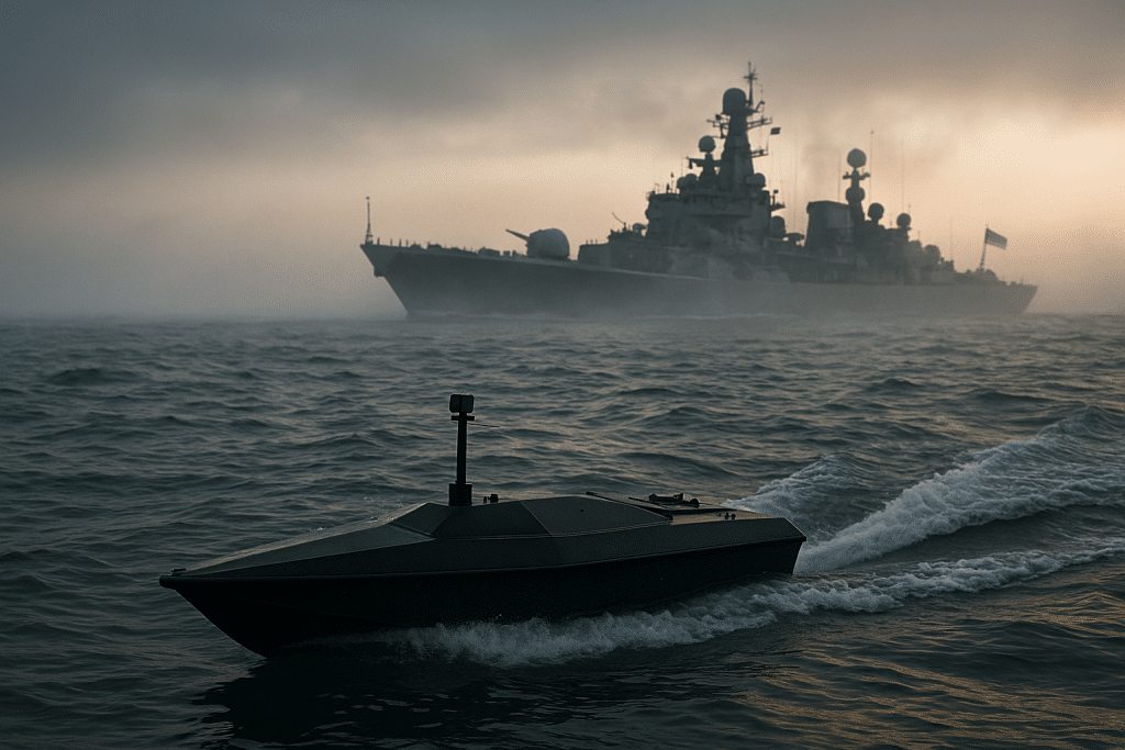 Naval drone AI generated